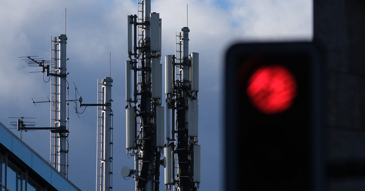 Chinese mobile masts loom over the Munich Security Conference