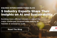 5 Industry Experts Share Their Insights on AI and Sustainability - Interconnections - The Equinix Blog