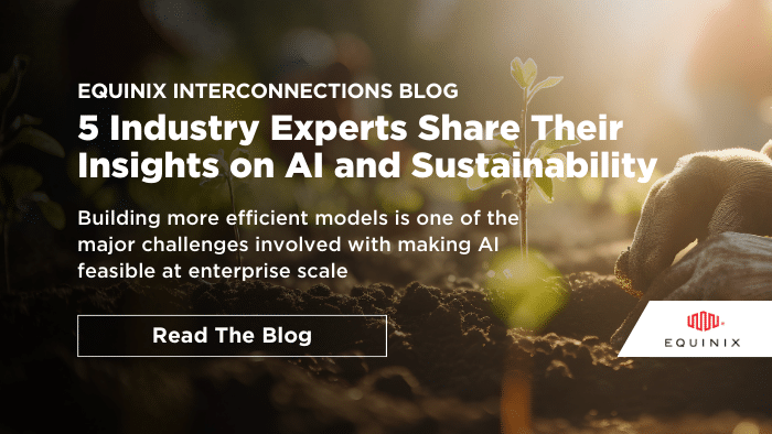 5 Industry Experts Share Their Insights on AI and Sustainability - Interconnections - The Equinix Blog